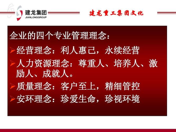 北京建龍重工集團(tuán)企業(yè)文化與信息化部愿景